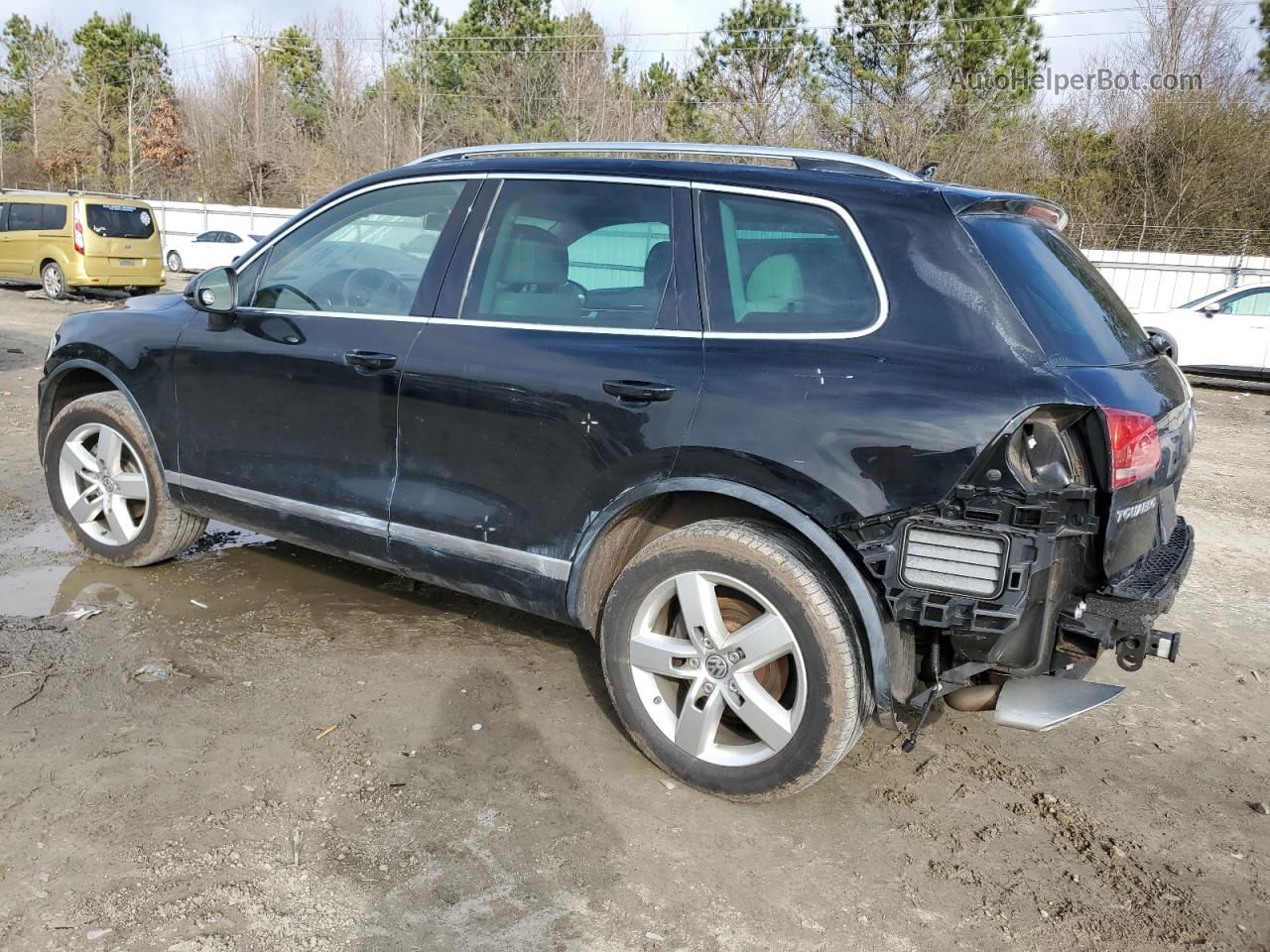 2014 Volkswagen Touareg V6 Tdi Black vin: WVGEP9BP7ED010889