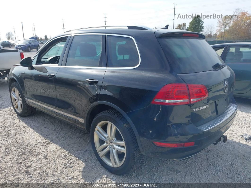 2014 Volkswagen Touareg Tdi Executive Черный vin: WVGEP9BP7ED015204