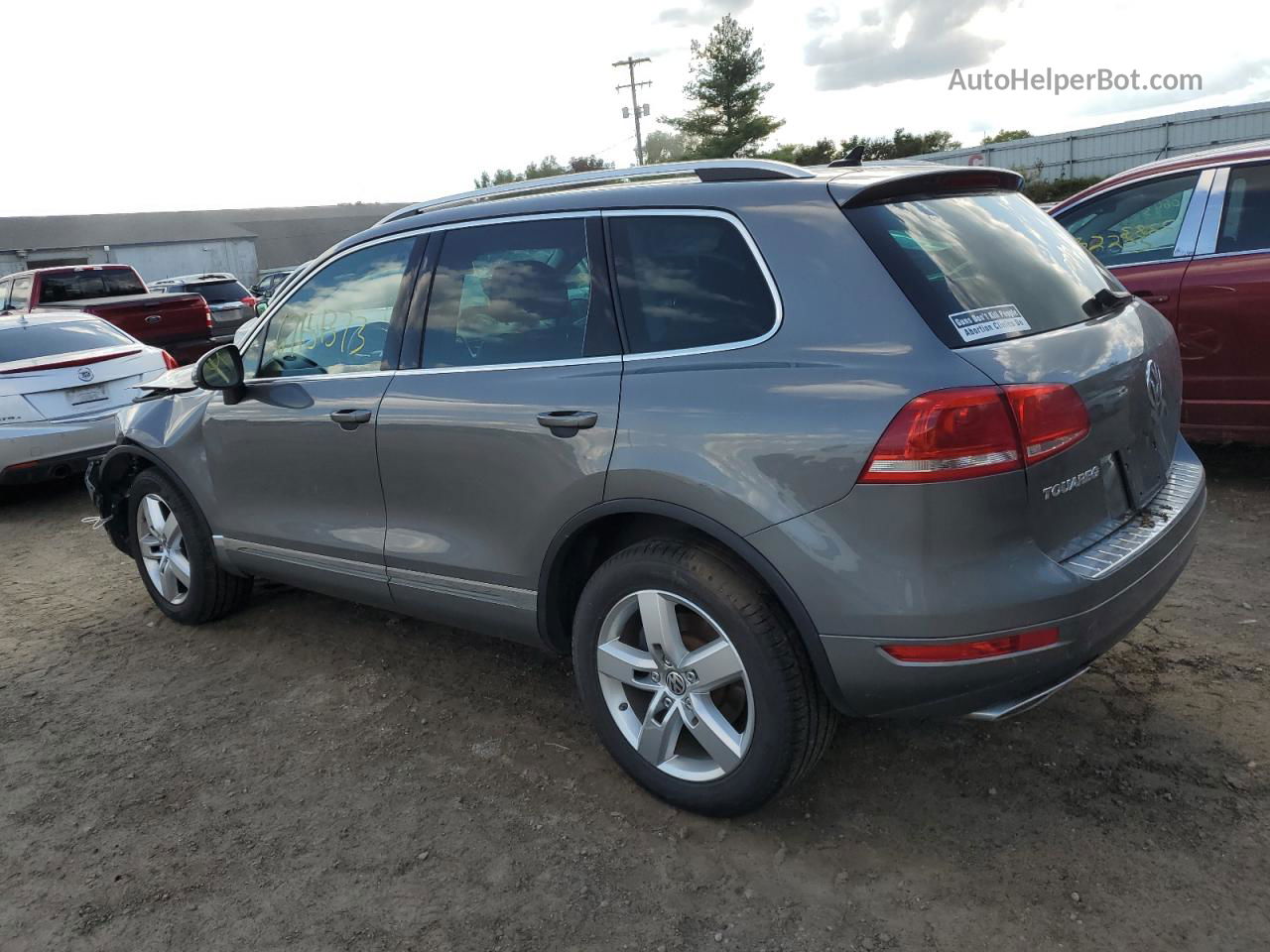 2013 Volkswagen Touareg V6 Tdi White vin: WVGEP9BP8DD010589