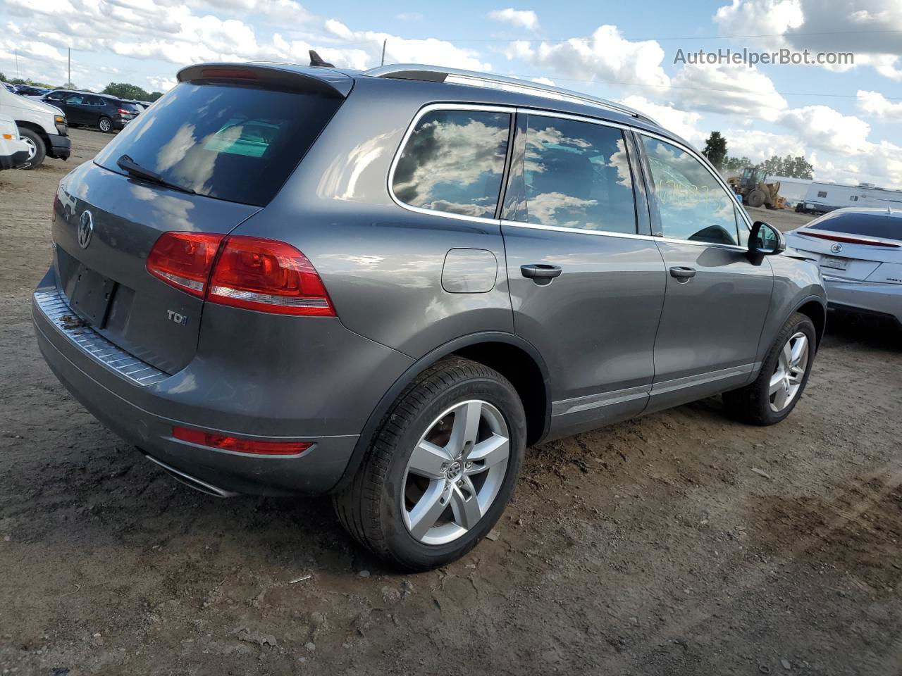 2013 Volkswagen Touareg V6 Tdi Белый vin: WVGEP9BP8DD010589