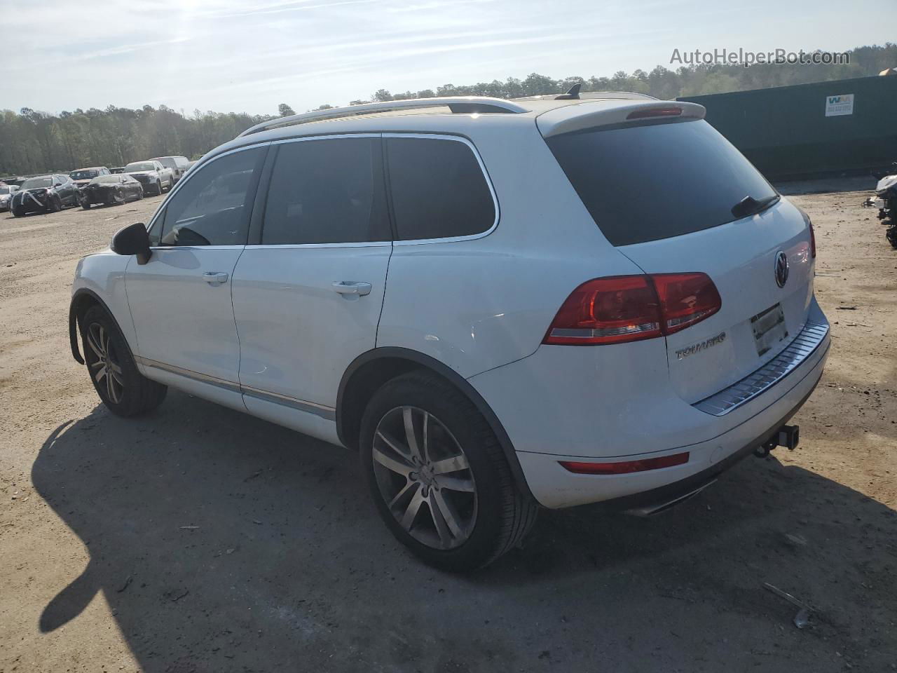 2013 Volkswagen Touareg V6 Tdi White vin: WVGEP9BP8DD012116