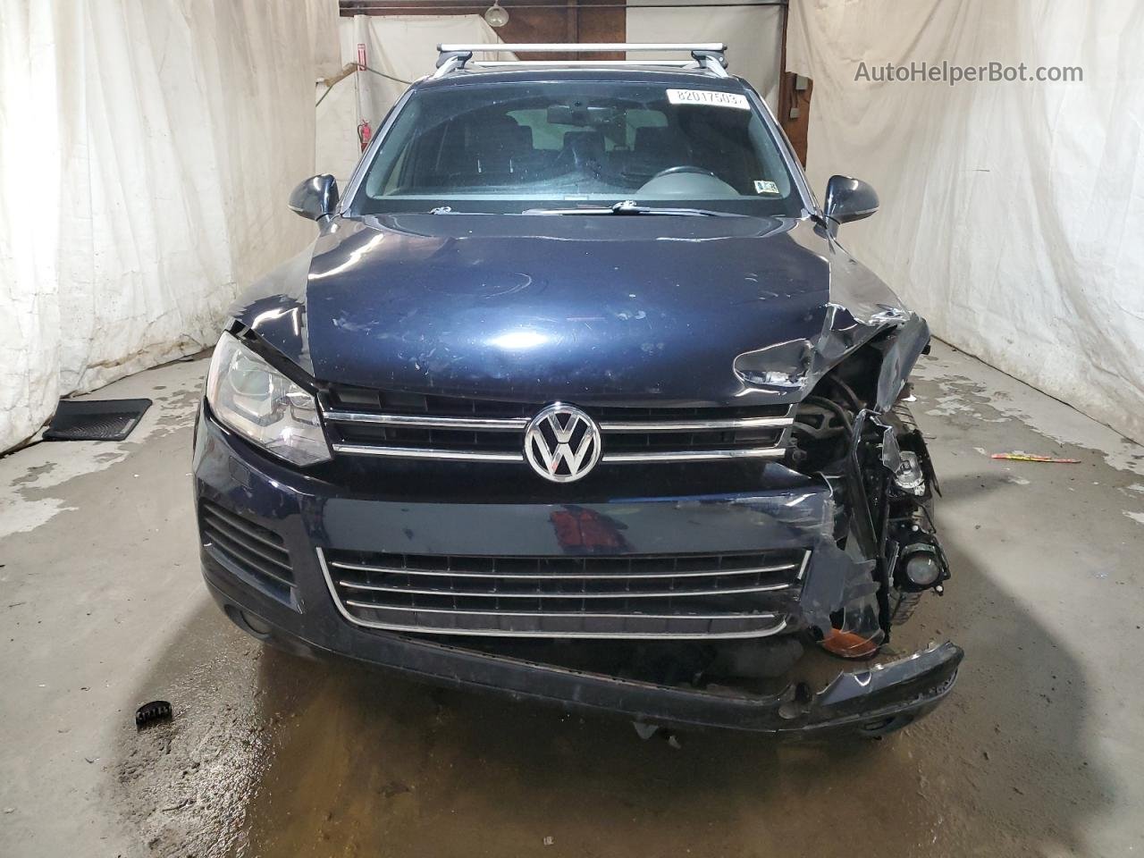 2014 Volkswagen Touareg V6 Tdi Синий vin: WVGEP9BP8ED009766