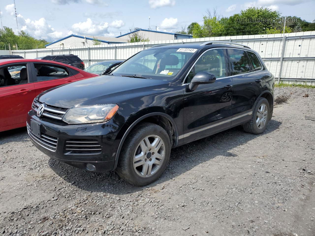 2013 Volkswagen Touareg V6 Tdi Black vin: WVGEP9BP9DD006986