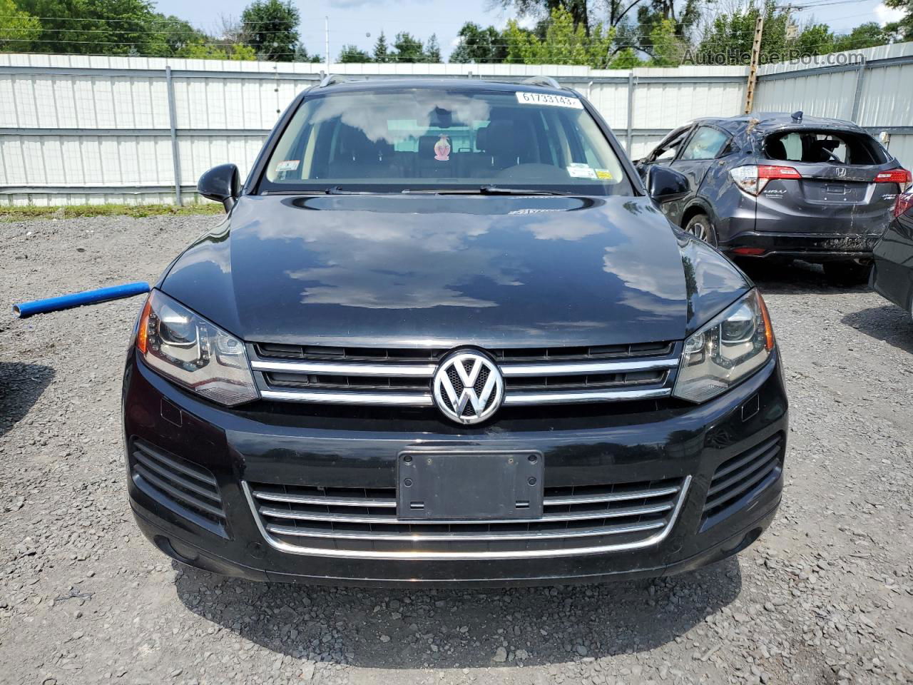 2013 Volkswagen Touareg V6 Tdi Black vin: WVGEP9BP9DD006986