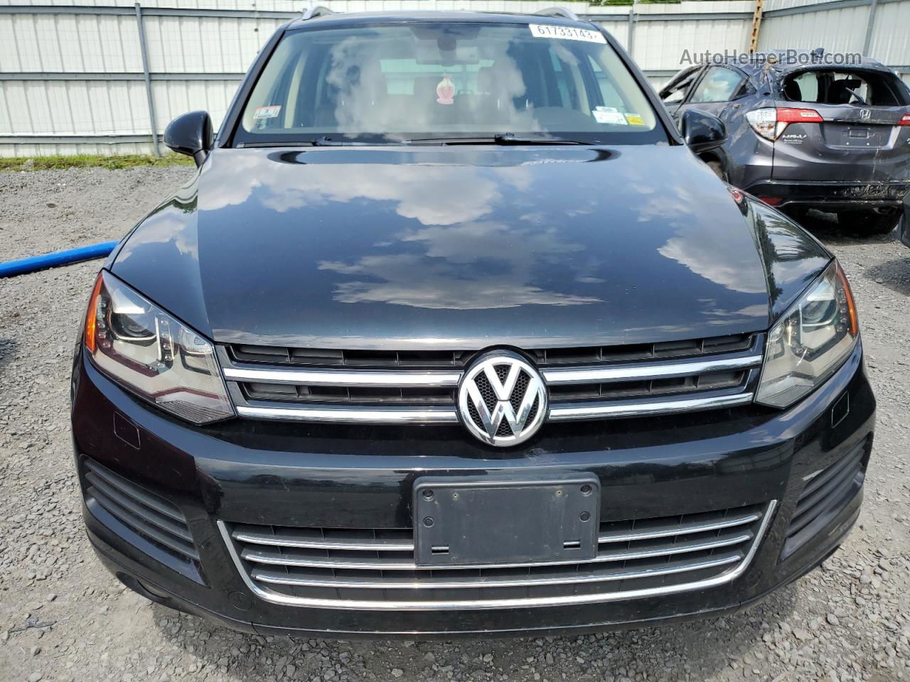 2013 Volkswagen Touareg V6 Tdi Black vin: WVGEP9BP9DD006986