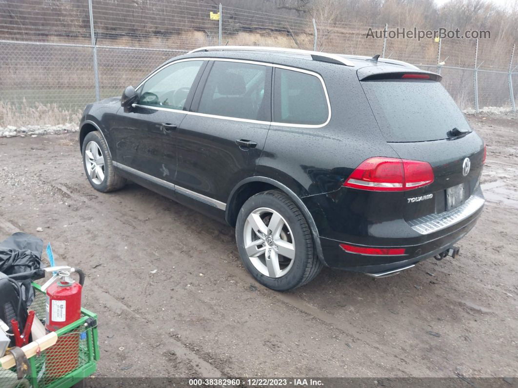 2013 Volkswagen Touareg Tdi Lux Черный vin: WVGEP9BP9DD010522