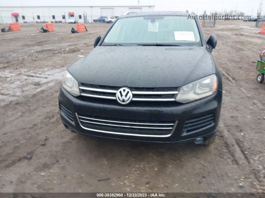 2013 Volkswagen Touareg Tdi Lux Черный vin: WVGEP9BP9DD010522