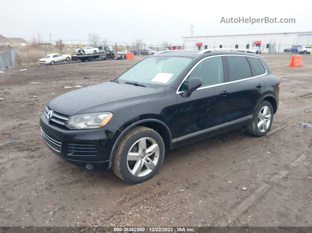 2013 Volkswagen Touareg Tdi Lux Черный vin: WVGEP9BP9DD010522