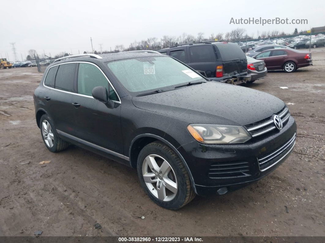 2013 Volkswagen Touareg Tdi Lux Черный vin: WVGEP9BP9DD010522