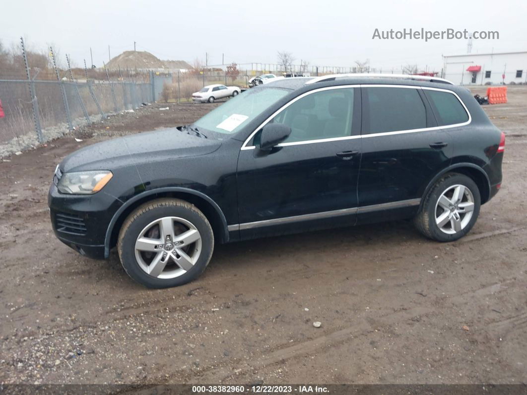 2013 Volkswagen Touareg Tdi Lux Черный vin: WVGEP9BP9DD010522