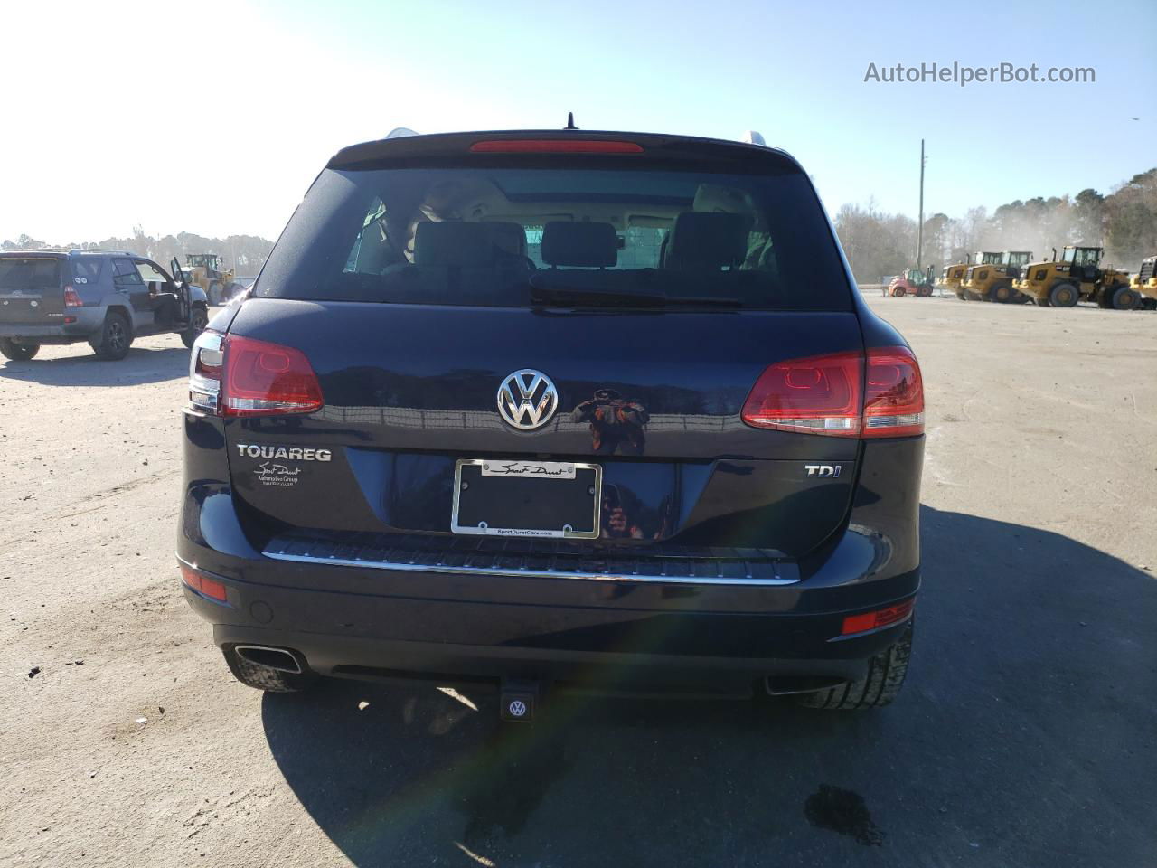 2013 Volkswagen Touareg V6 Tdi Синий vin: WVGEP9BPXDD011842