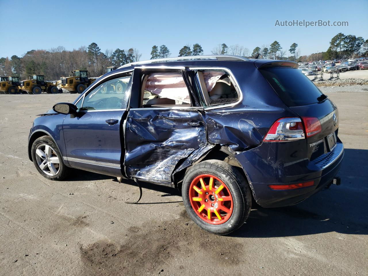 2013 Volkswagen Touareg V6 Tdi Синий vin: WVGEP9BPXDD011842