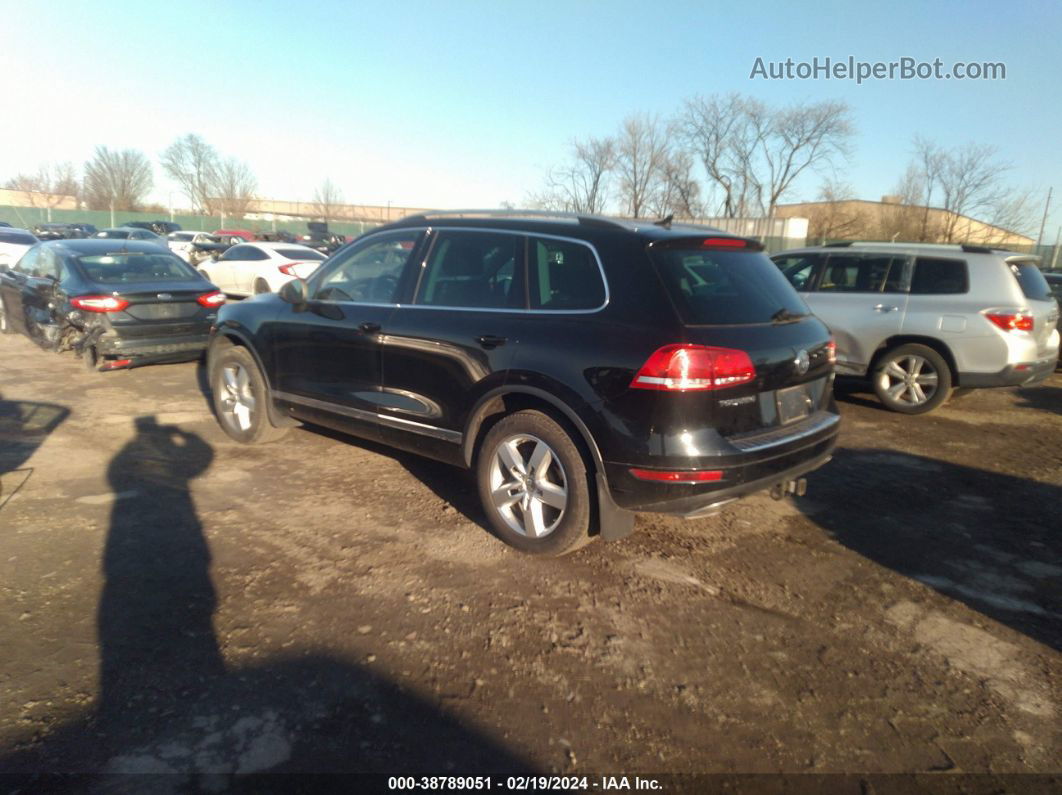 2013 Volkswagen Touareg Tdi Lux Black vin: WVGEP9BPXDD011971