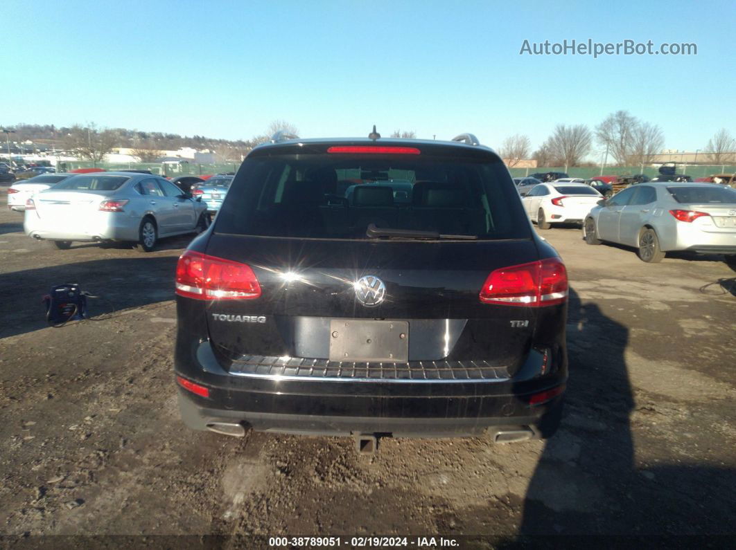 2013 Volkswagen Touareg Tdi Lux Black vin: WVGEP9BPXDD011971