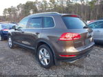 2014 Volkswagen Touareg Tdi Lux Brown vin: WVGEP9BPXED011941