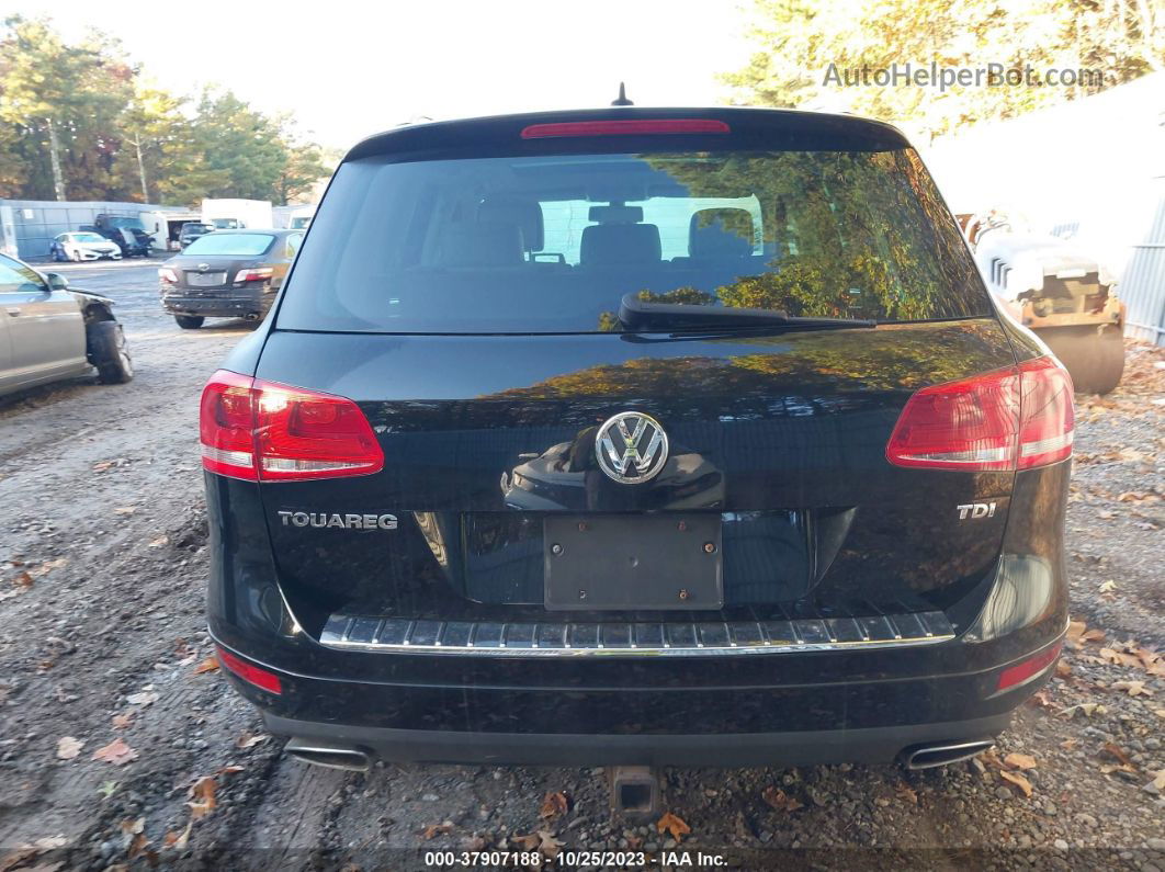 2014 Volkswagen Touareg Lux Black vin: WVGEP9BPXED012894