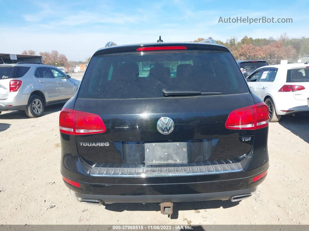 2014 Volkswagen Touareg Tdi Lux Black vin: WVGEP9BPXED013740