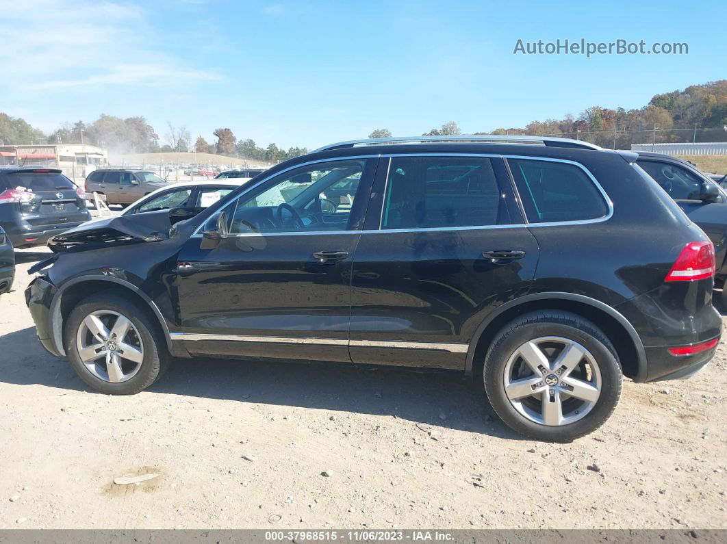 2014 Volkswagen Touareg Tdi Lux Black vin: WVGEP9BPXED013740