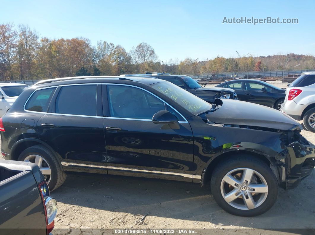 2014 Volkswagen Touareg Tdi Lux Black vin: WVGEP9BPXED013740