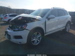 2012 Volkswagen Touareg Vr6 Executive White vin: WVGFF9BP0CD002363