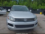 2012 Volkswagen Touareg Vr6 Lux Silver vin: WVGFF9BP0CD004159