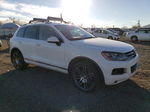 2012 Volkswagen Touareg V6 White vin: WVGFF9BP1CD001867