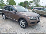 2012 Volkswagen Touareg Vr6 Lux Brown vin: WVGFF9BP1CD001996