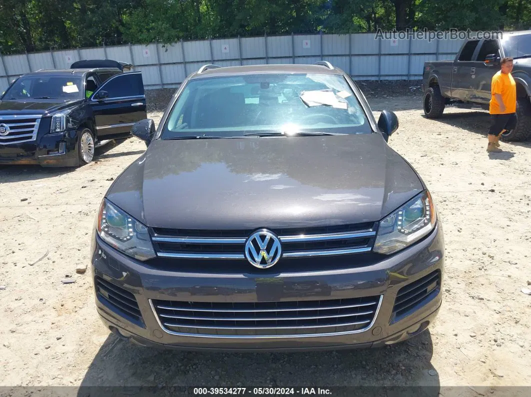 2012 Volkswagen Touareg Vr6 Executive/vr6 Lux/vr6 Sport Gray vin: WVGFF9BP1CD003425