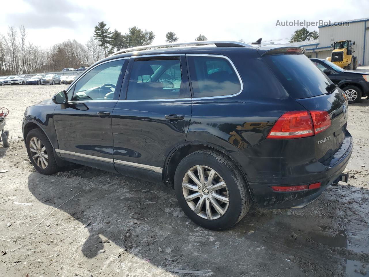 2012 Volkswagen Touareg V6 Black vin: WVGFF9BP2CD003207