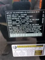 2012 Volkswagen Touareg V6 Черный vin: WVGFF9BP2CD004437