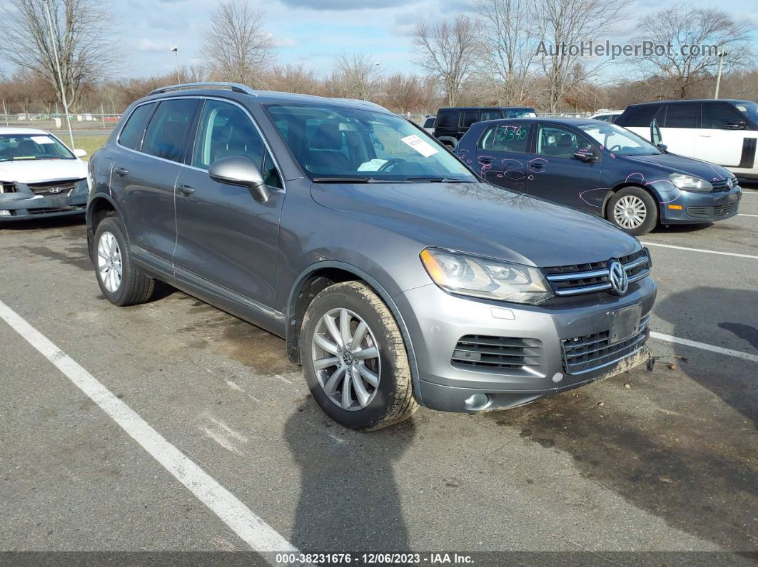 2012 Volkswagen Touareg Vr6 Sport Blue vin: WVGFF9BP3CD001448