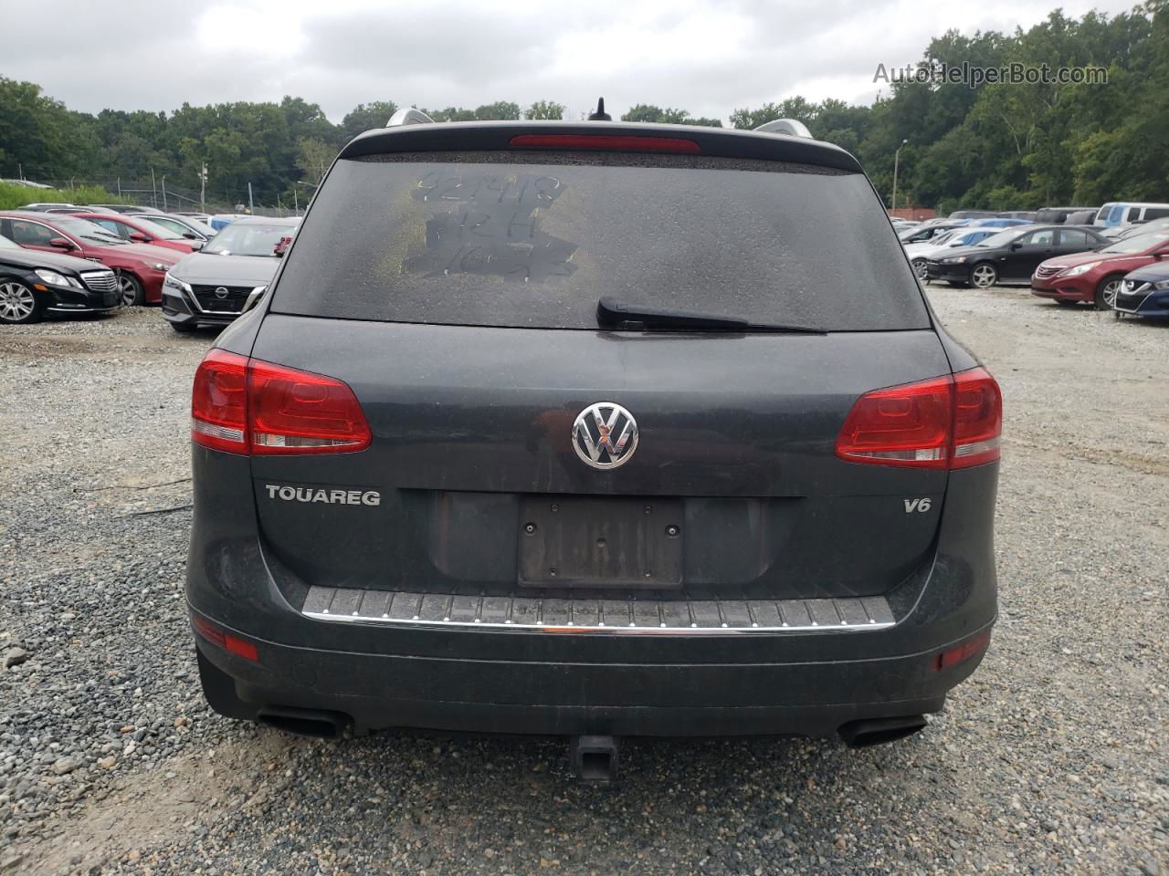 2012 Volkswagen Touareg V6 Gray vin: WVGFF9BP3CD002454