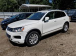 2012 Volkswagen Touareg V6 White vin: WVGFF9BP3CD005080