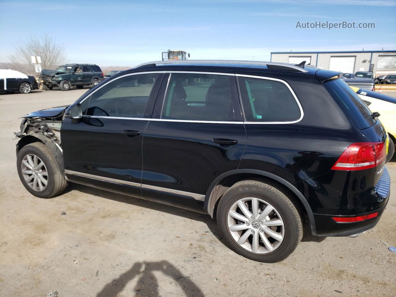 2012 Volkswagen Touareg V6 Black vin: WVGFF9BP4CD003340