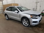 2012 Volkswagen Touareg V6 Silver vin: WVGFF9BP5CD002312