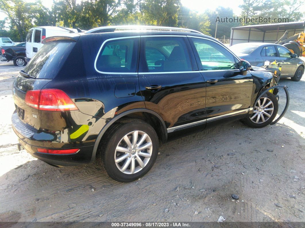 2012 Volkswagen Touareg Sport W/nav Черный vin: WVGFF9BP5CD004609