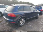 2012 Volkswagen Touareg Lux Синий vin: WVGFF9BP8CD000442