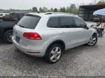 2012 Volkswagen Touareg Vr6 Lux Silver vin: WVGFF9BP8CD003406