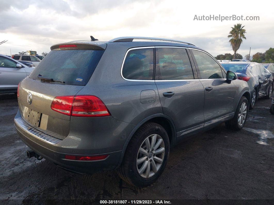 2012 Volkswagen Touareg Vr6 Sport Gray vin: WVGFF9BP8CD003602