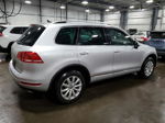 2012 Volkswagen Touareg V6 Silver vin: WVGFF9BPXCD001964