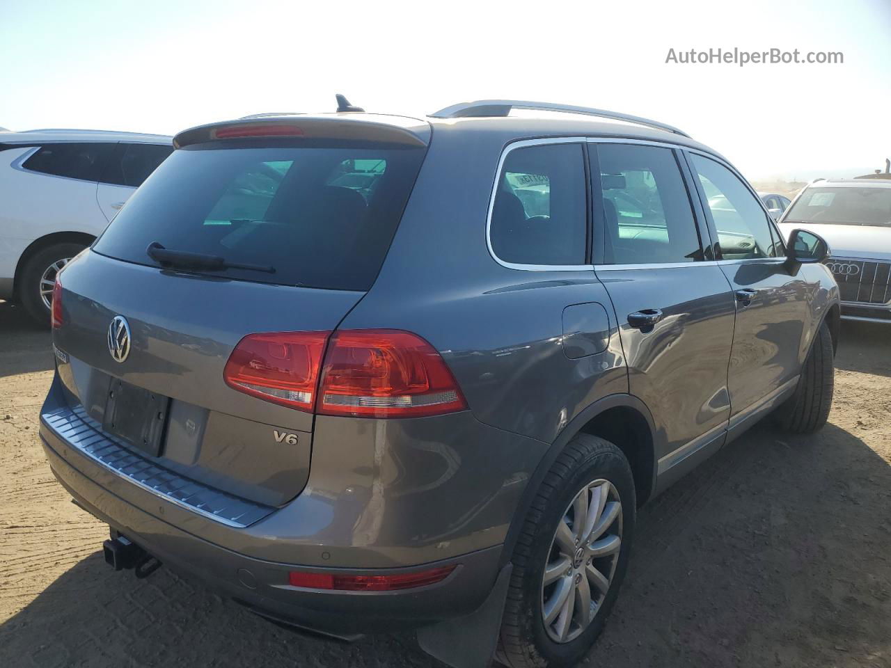 2012 Volkswagen Touareg V6 Серый vin: WVGFF9BPXCD005206