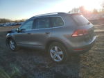 2012 Volkswagen Touareg V6 Tdi Gray vin: WVGFK9BP1CD003890