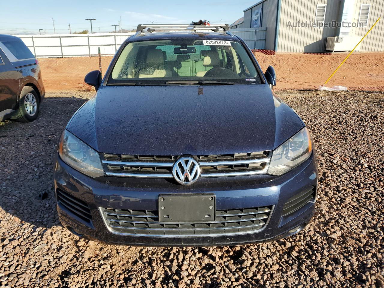 2012 Volkswagen Touareg V6 Tdi Синий vin: WVGFK9BP1CD005395