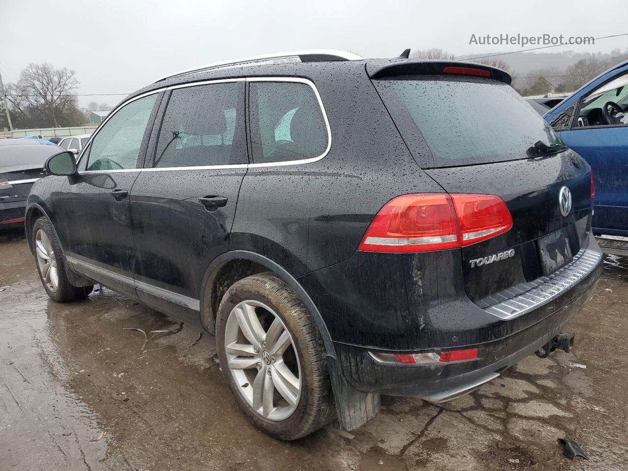 2012 Volkswagen Touareg V6 Tdi Black vin: WVGFK9BP2CD000268