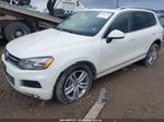 2012 Volkswagen Touareg Tdi Executive White vin: WVGFK9BP3CD002823