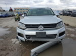 2012 Volkswagen Touareg V6 Tdi Silver vin: WVGFK9BP3CD003082