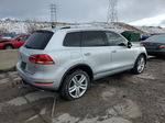 2012 Volkswagen Touareg V6 Tdi Silver vin: WVGFK9BP3CD003082