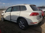 2012 Volkswagen Touareg V6 Tdi White vin: WVGFK9BP4CD000076