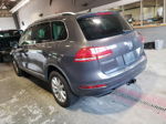 2012 Volkswagen Touareg V6 Tdi Gray vin: WVGFK9BP4CD003396