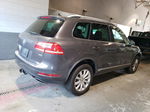 2012 Volkswagen Touareg V6 Tdi Gray vin: WVGFK9BP4CD003396